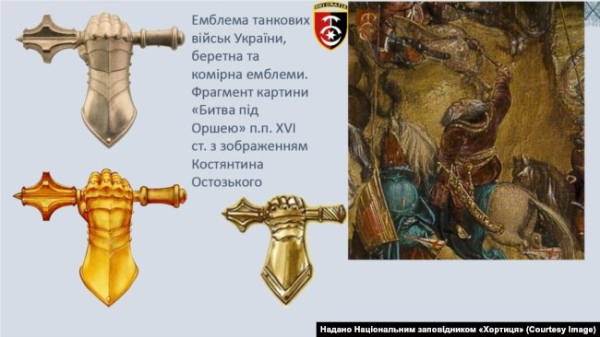 Козацькі символи у сучасних військових емблемах України3