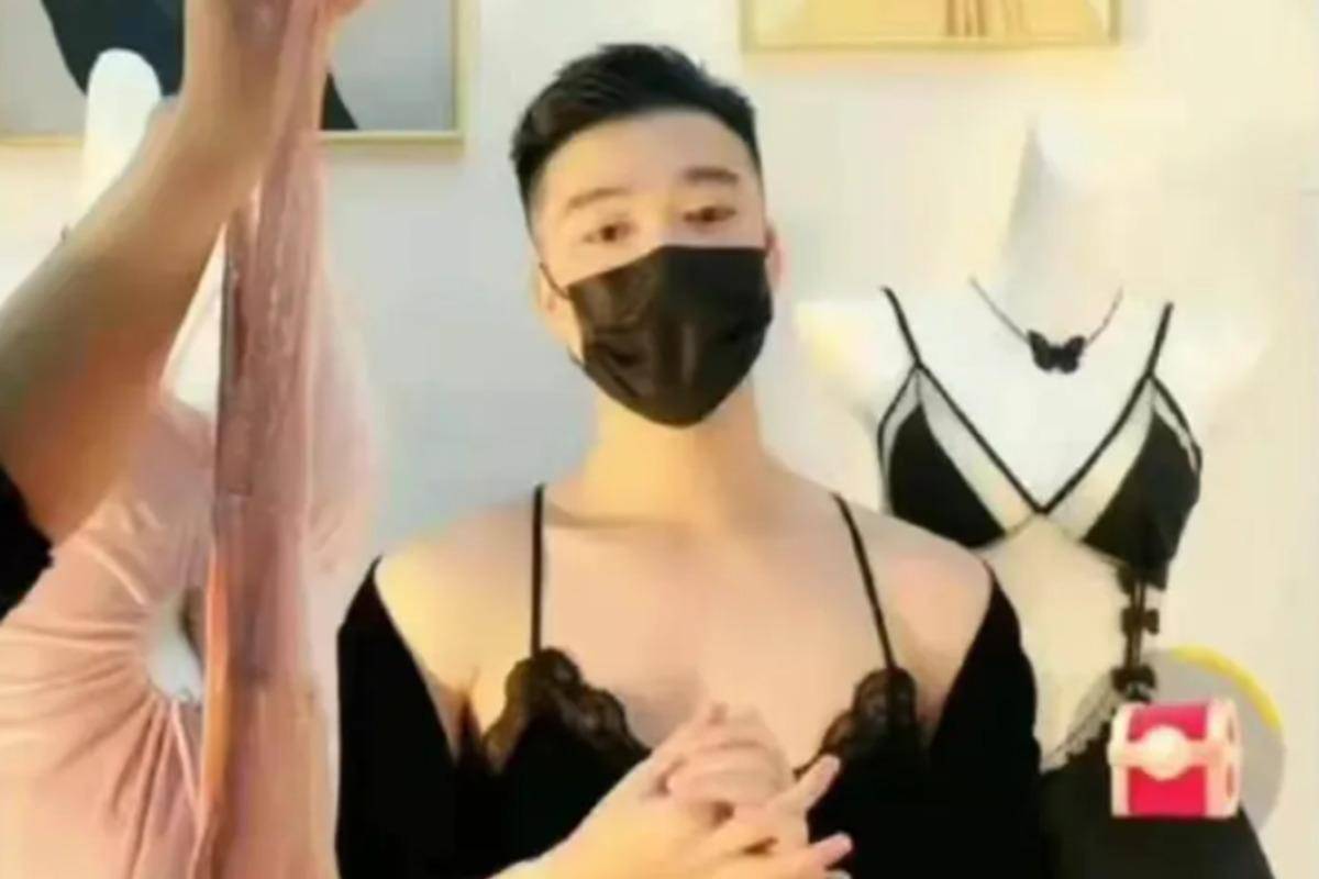 Не зваблива пані, а пан: в КНР моделінгом спідньої білизни змушені займатися чоловіки (фото)