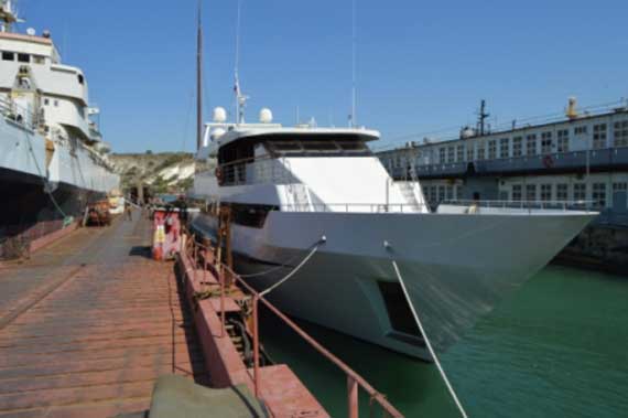 В Севастополе арестована яхта украинца за миллион долларов
