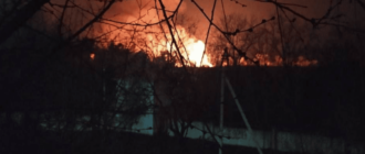 Під окупованим Сімферополем спалахнула масштабна пожежа (фото, відео)