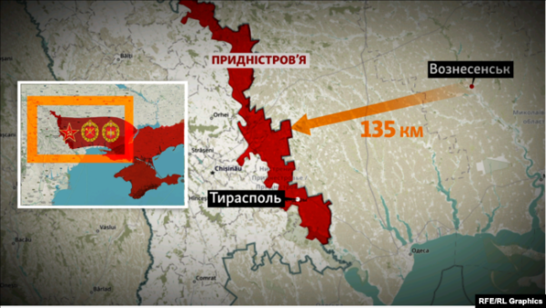 Графіка. Захоплення Вознесенська давало можливість російській армії відсікти південь України