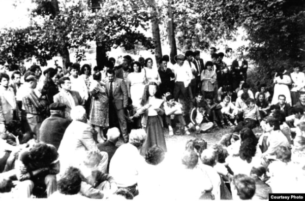 Акція Національного руху кримських татар у Москві влітку 1987 року