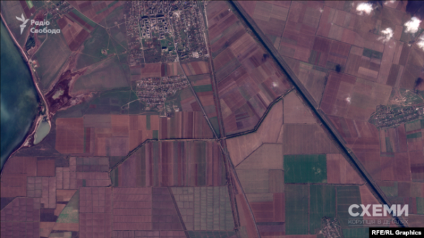 Супутникове фото: село Філатівка Красноперекопського району Криму, 13 листопада 2022 року