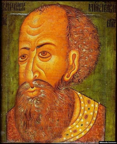 Перший Московський цар Іван IV Грозний (1530-1584). Парсуна кінця XVI-початку XVII століття, так званий «Копенгагенський портрет» Івана Грозного