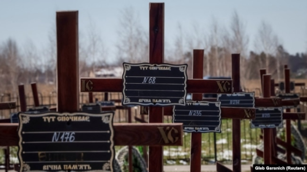 Буча. Рік після визволення. Україна вшановує пам'ять жертв російської окупації (фотогалерея)