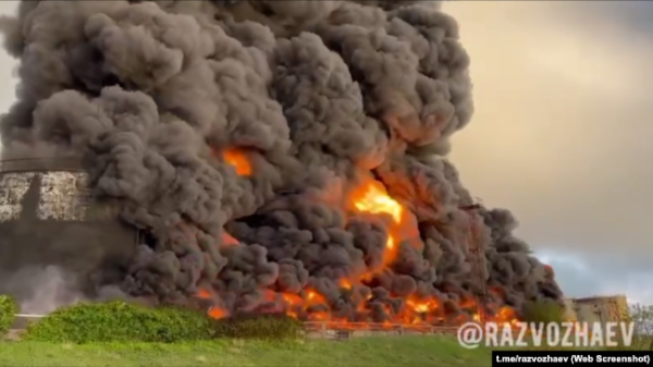 Пожежа на нафтобазі в Козачій бухті Севастополя, 29 квітня 2023 року