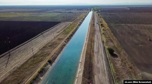 Дніпровська вода у Північно-Кримському каналі, 2022 рік