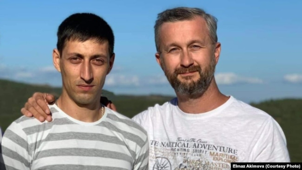 Асан Ахтемов (ліворуч) і Наріман Джелял (праворуч)