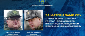 Підрив Північно-Кримського каналу: до 12 років засудили російських генерала та полковника