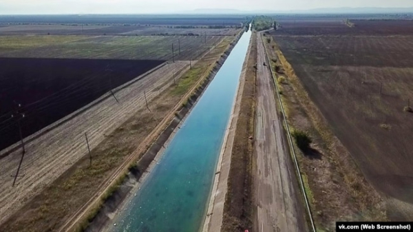Дніпровська вода у Північно-Кримському каналі, 2022 рік