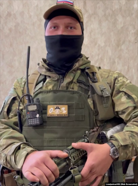 Російський військовий, командир розвідгрупи з позивним «Гума», листопад 2022 року