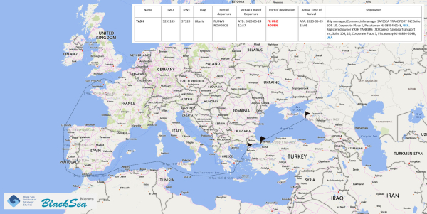 Кількість порушеннь ембарго ЄС-G7 на морський імпорт російських нафтопродуктів з Чорного моря в квітні-травні 2023 значно зросла28