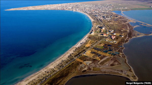 Вигляд на узбережжя Чорного моря біля села Міжводне, Чорноморський район, 2021 рік