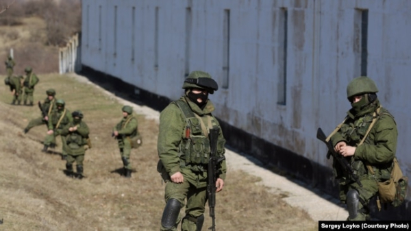 Російські військові у Криму, фото 2014 року