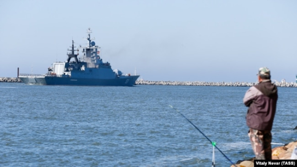 Корвет Балтійського флоту ВМФ Росії бере участь у військових навчаннях «Захід-2017», вересень 2017 року. Ілюстраційне фото