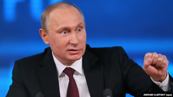 Президент Росії Володимир Путін незадовго до початку збройного вторгнення до України. Москва, 19 грудня 2013 року