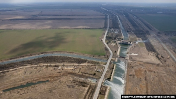 Дніпровська вода у Північно-Кримському каналі, 26 квітня 2023 року