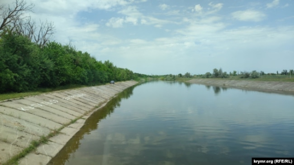 Північно-Кримський канал у районі Джанкоя, травень 2022 року