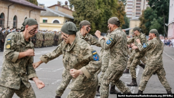 Київський військовий ліцей імені Івана Богуна. Київ, 1 вересня 2021 року