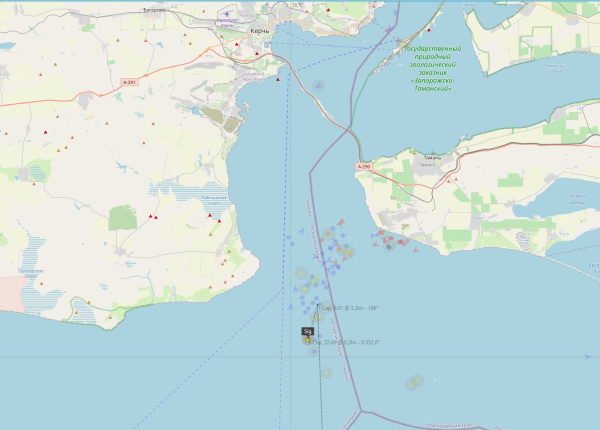Про танкер SIG, що був атакований на південь від Керченської протоки українським надводним дроном – подробиці від BlackSeaNews1