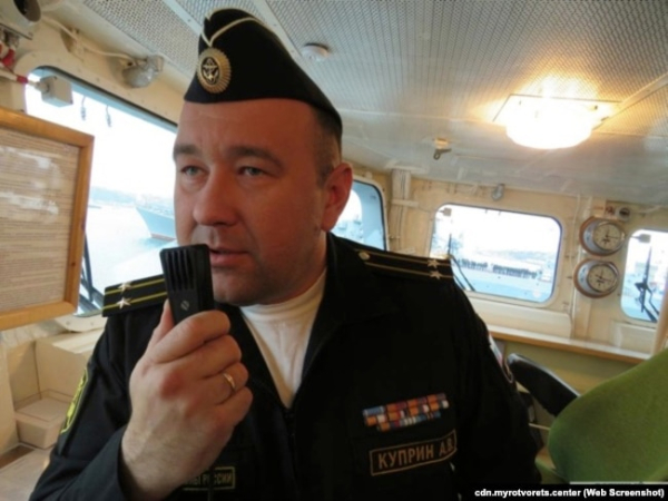 Антон Купрін, капітан 1-го рангу, командир крейсера «Москва»