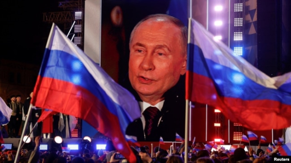 Виступ президента РФ Володимира Путіна. Росія, березень 2024 року