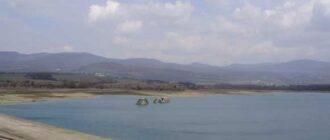 Чернореченское водохранилище заполнено на треть