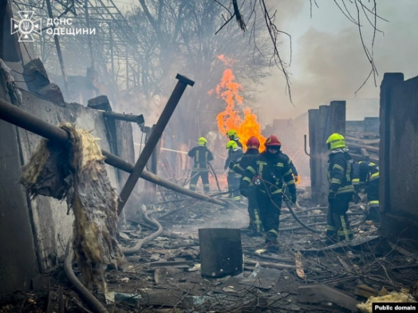 Наслідки обстрілу Одеси. Україна, 15 березня 2024 року