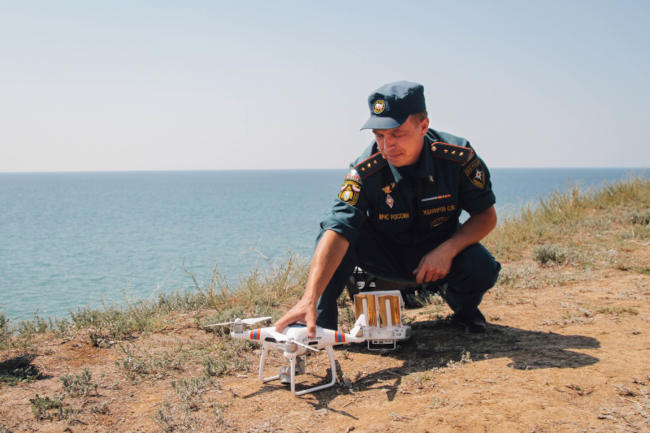В Севастополе китайские беспилотники патрулируют побережье Чёрного моря (видео)