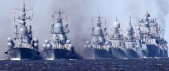 Корабли ЧФ в Черном море отошли от берегов Украины почти на 200 километров