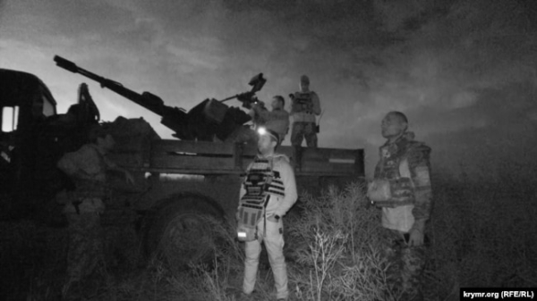 Бійці 38-го зенітно-ракетного полку щойно закінчили вести вогонь по пролітаючому «Шахеду»