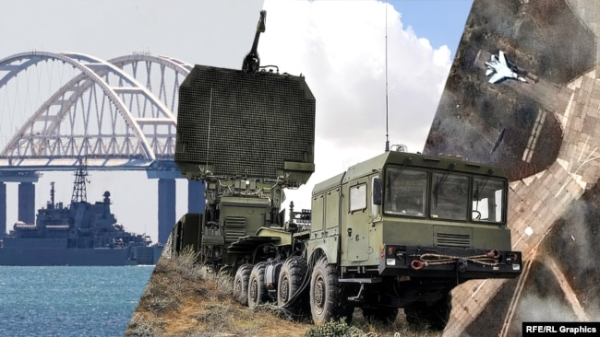 Міст через Керченську протоку, фотоколаж