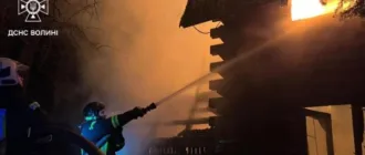 Рятувальники погасили пожежу у колишньому кафе «Білочка» у Струмівці