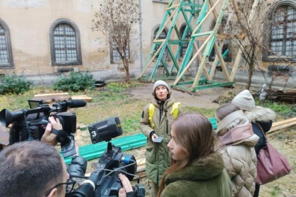 У будівлі Центрального державного історичного архіву завершують першочергові протиаварійні роботи1
