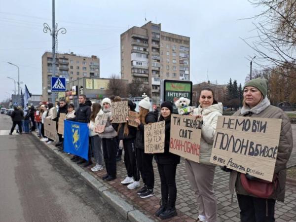 У Ковелі нагадали про полоненних «азовців»14