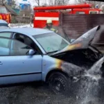 У Прилісному горів легковий автомобіль