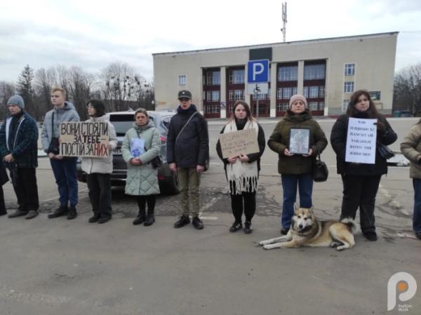 У Шептицькому провели акцію нагадування про хвилину мовчання1