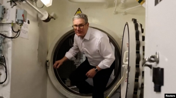 Прем'єр-міністр Великої Британії Кір Стармер відвідав атомний підводний човен на початку цього тижня