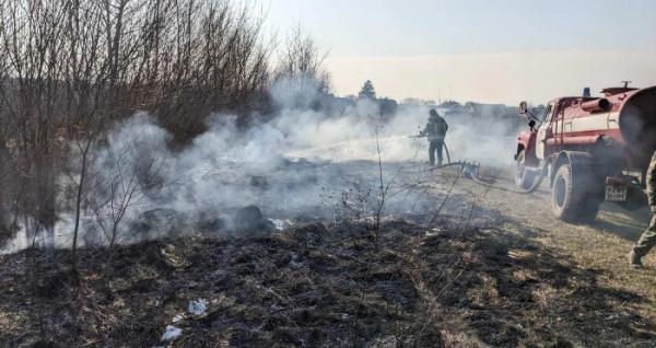 Сімох жителів Шацької громади оштрафують за паління сухої трави