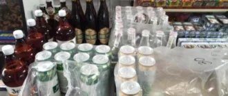 Без акцизу і дозволу: на Волині викрили нелегальну точку з алкоголем і сигаретами