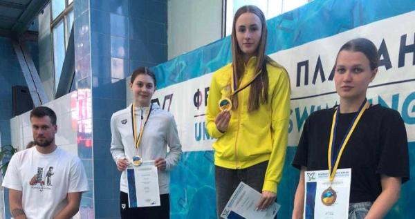 Дві срібні та три бронзові медалі здобули волинські плавці на Чемпіонаті України в Броварах