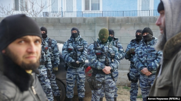 Обшуки в Бахчисараї, під час яких було заарештовано Сервера Мустафаєва, 21 травня 2018 року