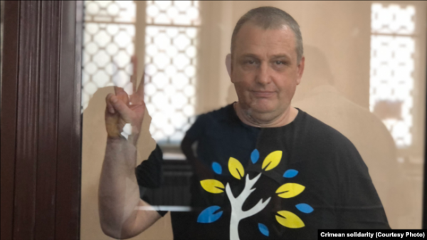 Суд над фрилансером Крим.Реалії Владиславом Єсипенком у Сімферополі. Анексований Крим, 15 липня 2021 року
