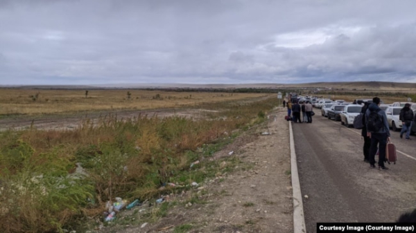 Росія: прикордонний перехід Озинки, що межує з Казахстаном
