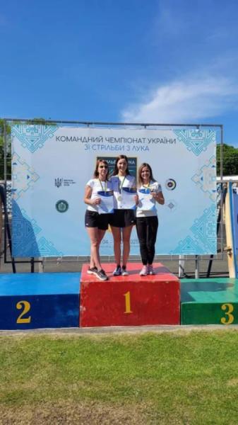 Анастасія Павлова під час нагородження / Херсонська ОВА