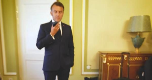 Макрон показав, як дзвонив Трампу з Києва о шостій ранку за Вашингтоном