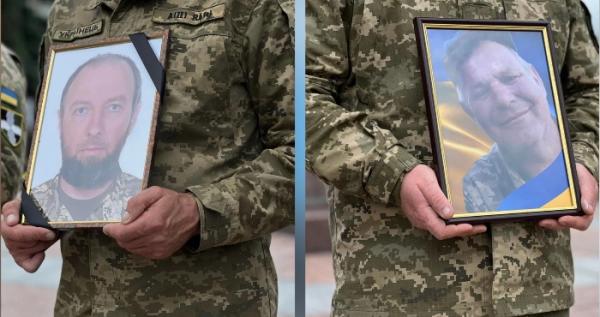 «На Щиті»: у Рівному провели в останню дорогу Володимира Примака та Олександра Войдила