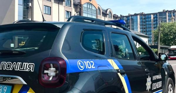 Поліція Луцька оштрафувала чоловіка за хибне повідомлення про викрадення авто