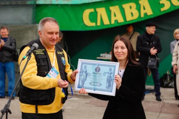 Шептицький: Народний ансамбль танцю «Молодість» узяв участь в національному рекорді1