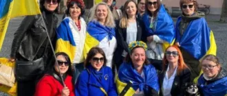 Смертний полк: українці влаштували у Німеччині демонстрацію проти радянського культу війни
